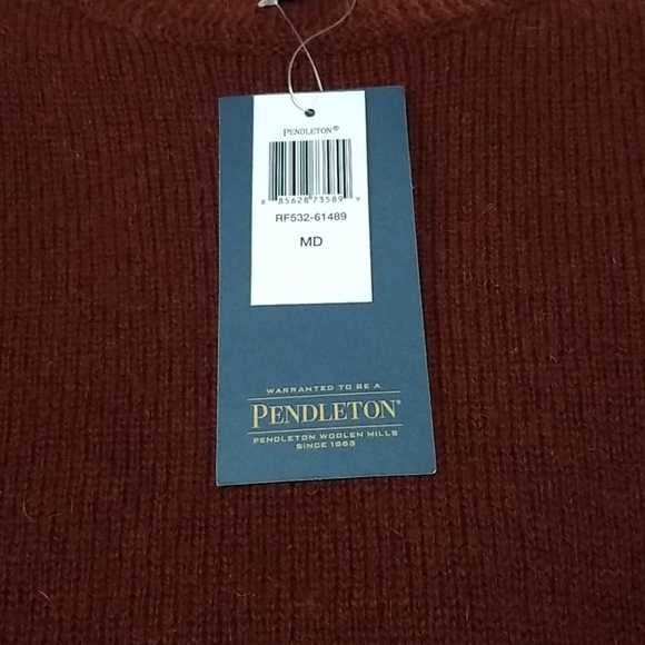 💯 NEW Pendleton Wool Sweater sz (M) - Picture 4 of 6